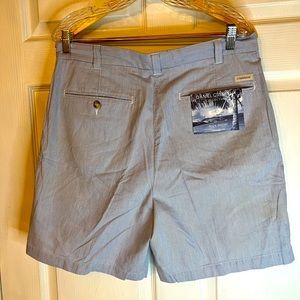 Men's CREMIEUX Madison Seersucker Shorts 34 Blue White Striped New Beach Wear